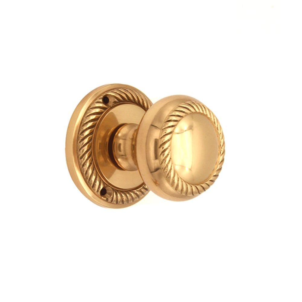 Spira Brass Door Furniture N/A / Polished Brass / Mortice Knobs Spira Brass - Georgian Mortice Door Knob Polished Brass