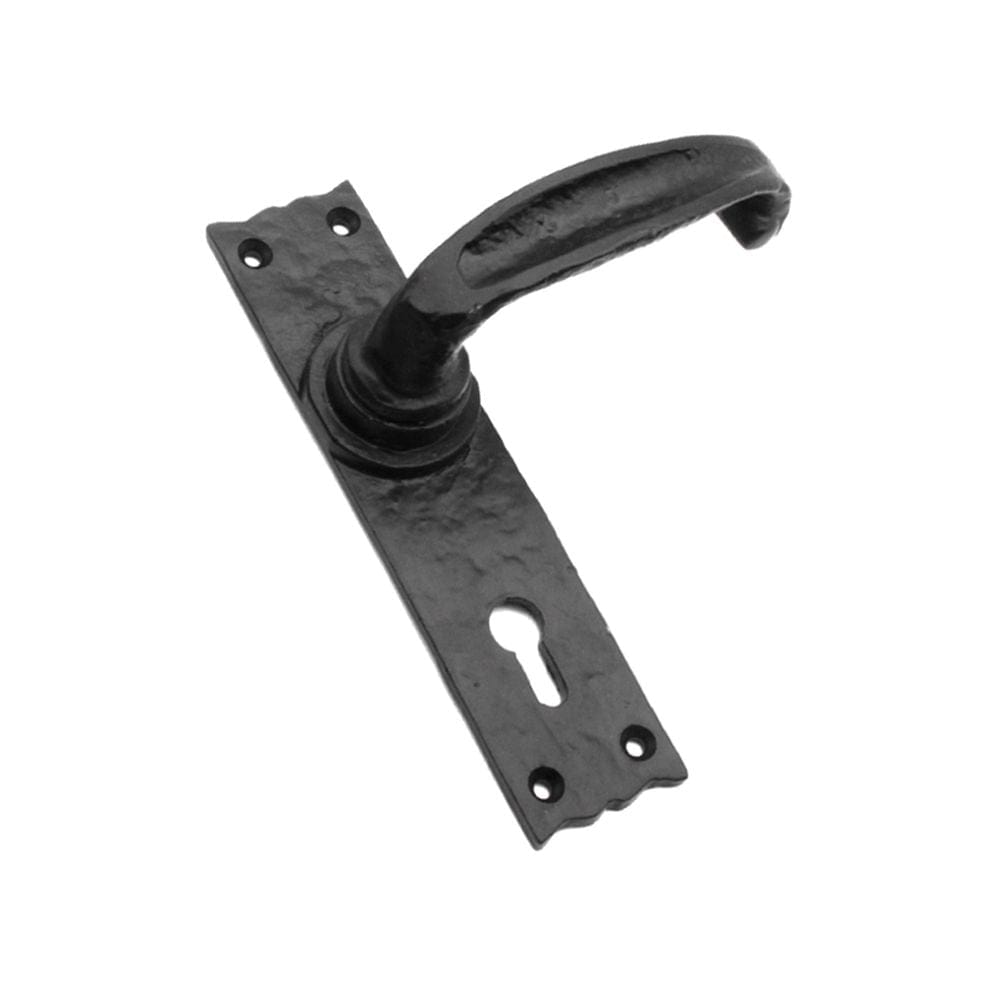 Spira Brass Door Furniture N/A / Matt Black / N/A Spira Brass - Isabella Lever Handle Matt Black