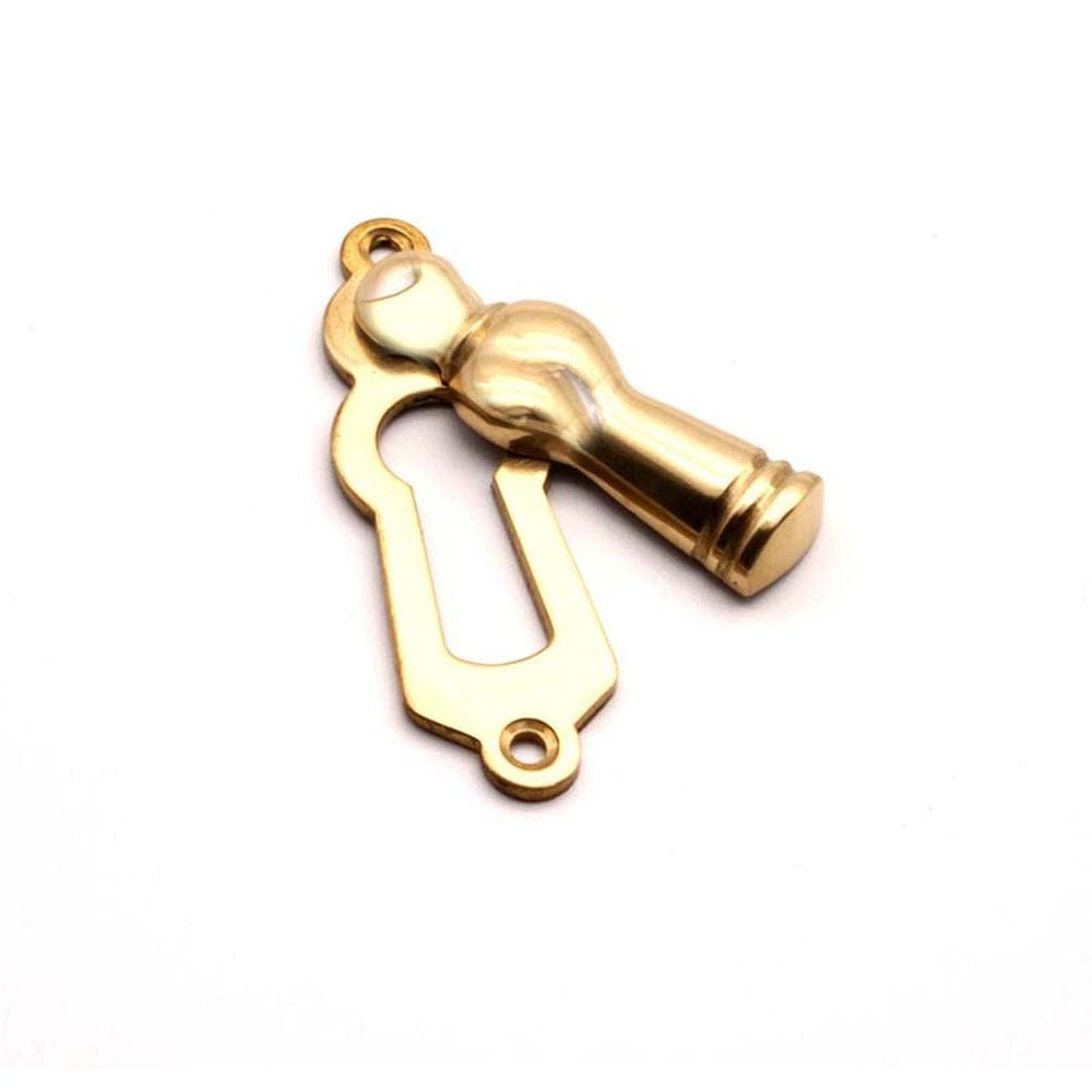 Spira Brass Door Furniture N/A / Polished Brass / Mortice Key Profile Escutcheons Spira Brass - Lady Escutcheon Polished Brass