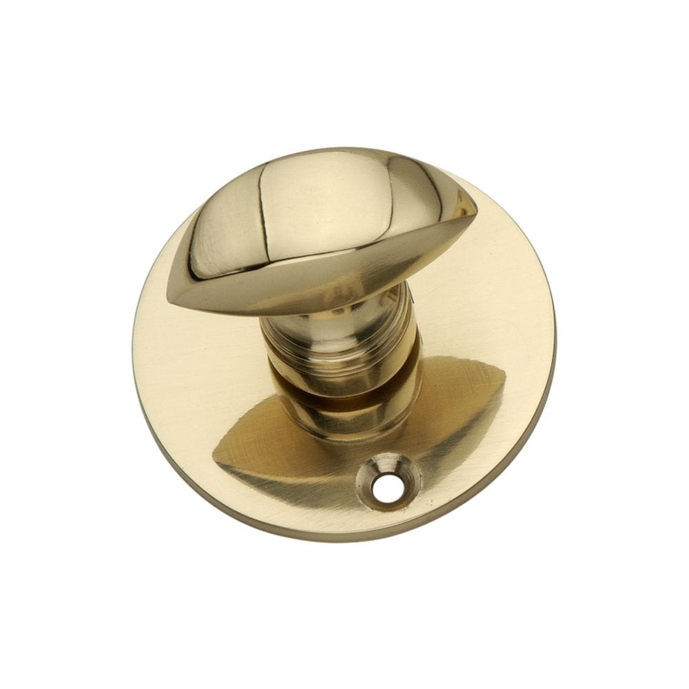 Spira Brass Door Furniture N/A / Polished Brass / Bathroom Turn & Release Spira Brass - Lady Turn & Release Polished Brass