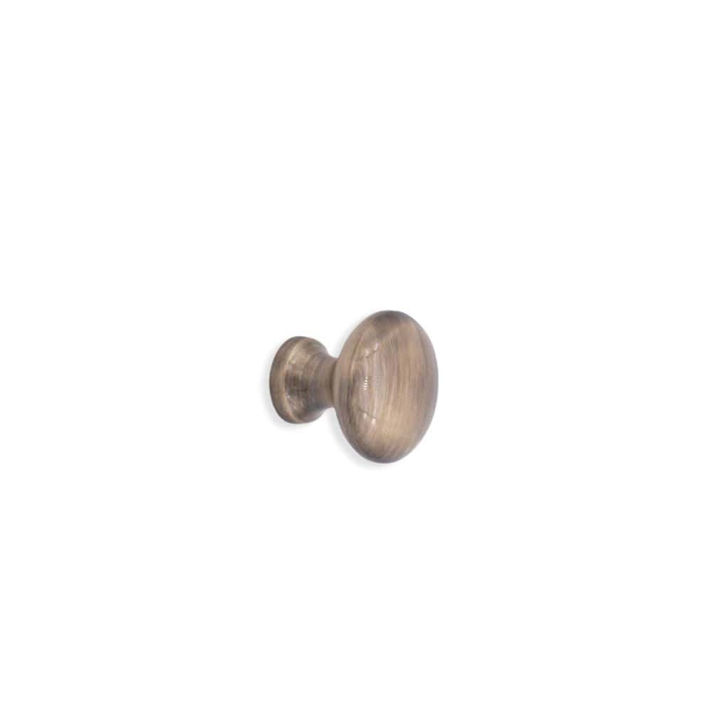 Spira Brass Cabinet Hardware N/A / Antique / Cabinet Knobs Spira Brass - Mushroom 25mm Cupboard Knob Antique
