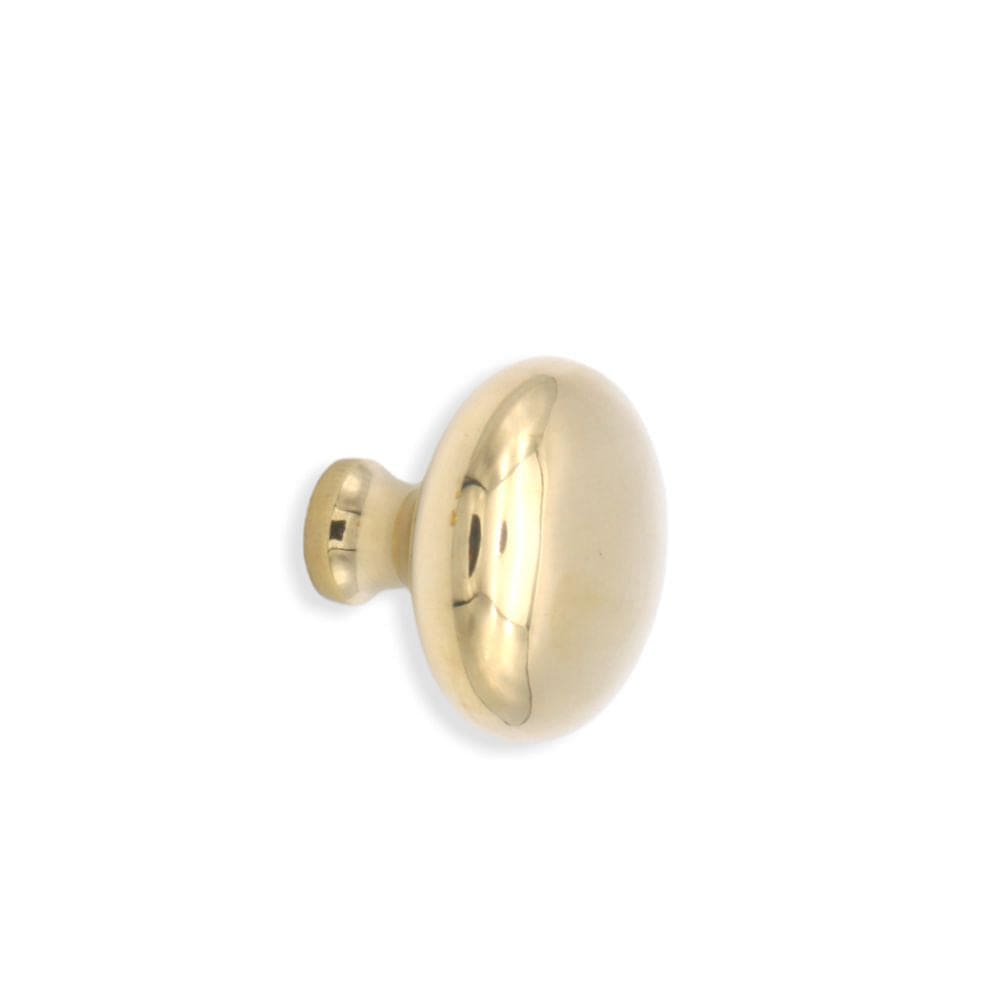 Spira Brass Cabinet Hardware N/A / Polished Brass Unlacquered / Cabinet Knobs Spira Brass - Mushroom 32mm Cupboard Knob Polilshed Brass Unlacquered