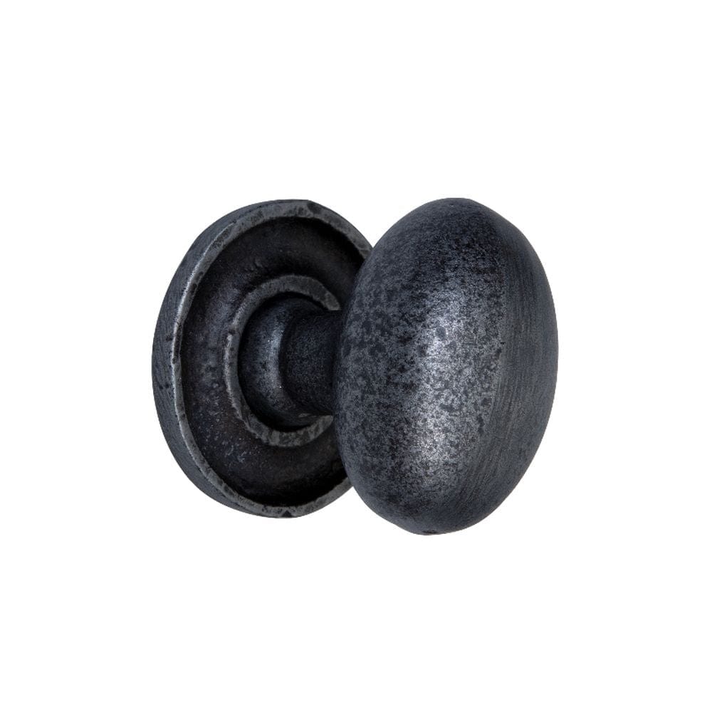 Spira Brass Cabinet Hardware N/A / Pewter / Cabinet Knobs Spira Brass - Oval with Base Cupboard Knob Pewter