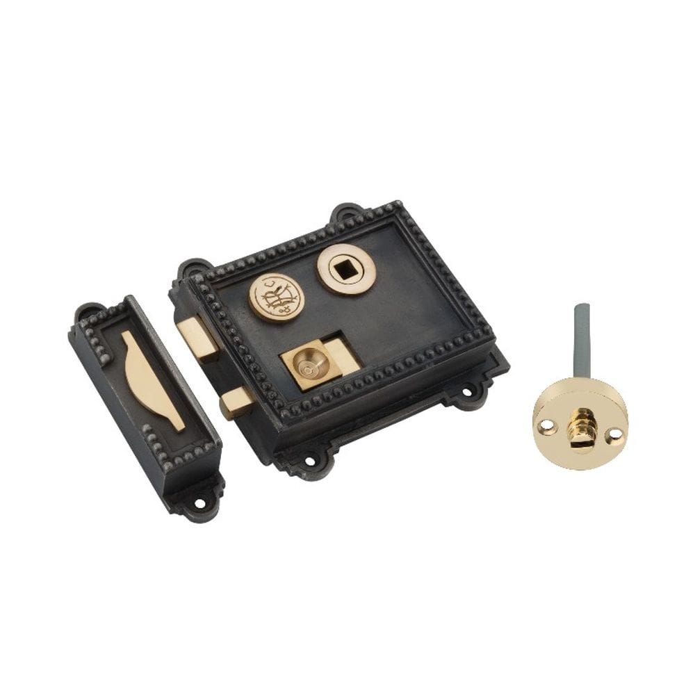 Spira Brass Locks & Latches N/A / Pewter / Rim Locks Spira Brass - Regency Rim Lock Pewter