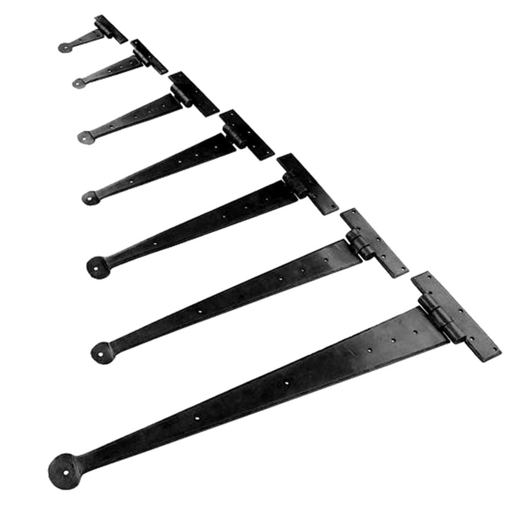 Spira Brass Hinges N/A / Beeswax / Tee Hinges Spira Brass - T - Hinges Penny End Beeswax 24" 600mm