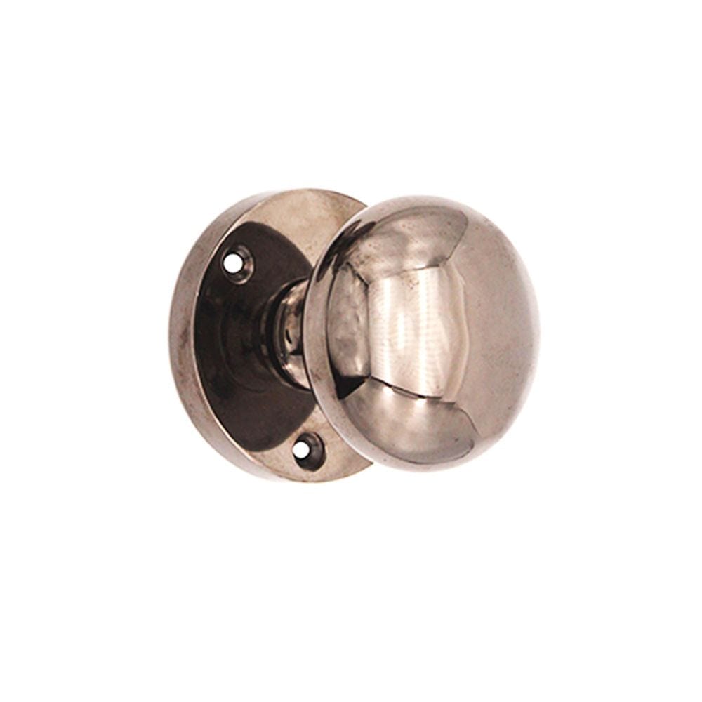 Spira Brass Door Furniture N/A / Black Nickel / Mortice Knobs Spira Brass - Victorian Door Knob Black Nickel