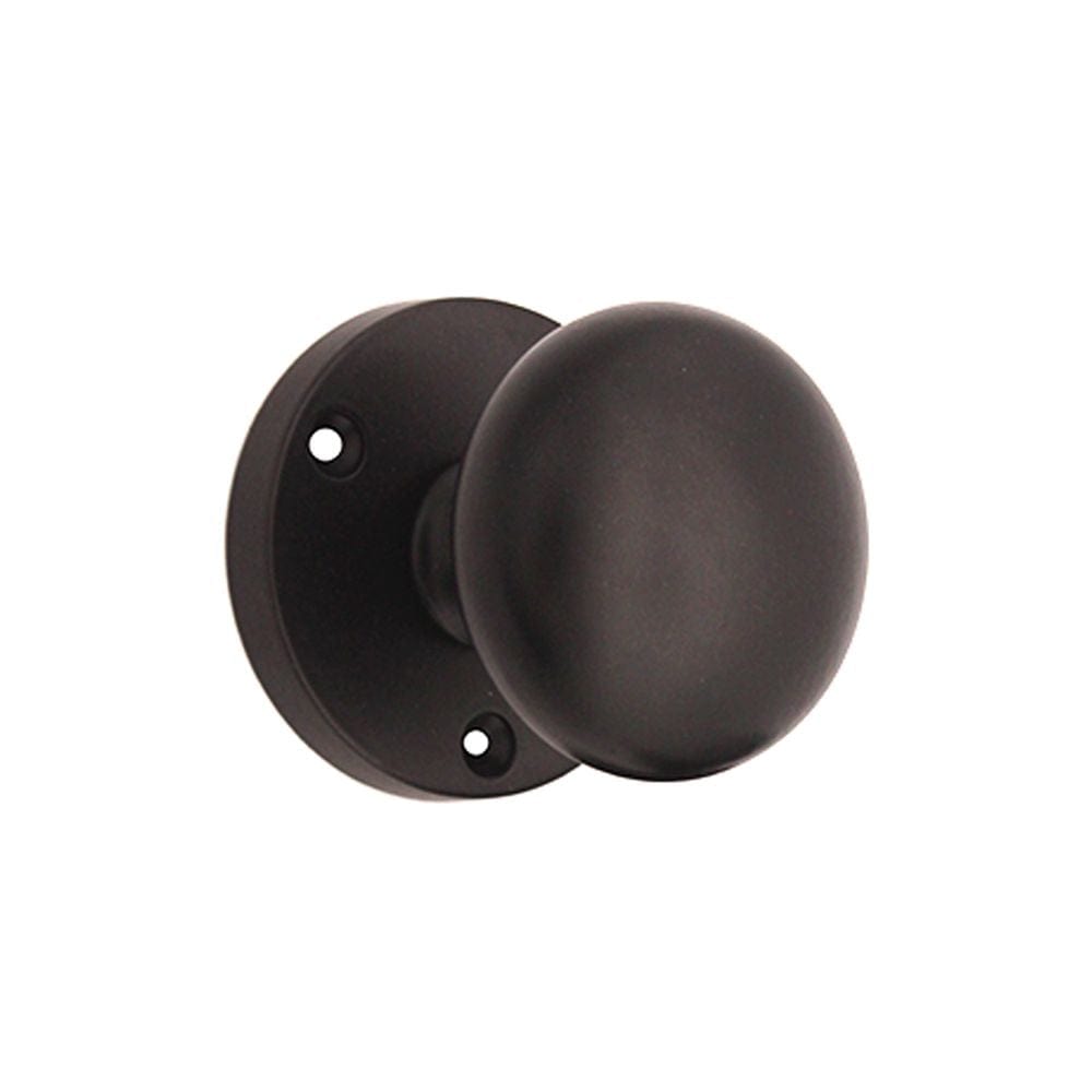 Spira Brass Door Furniture N/A / Matt Black / Mortice Knobs Spira Brass - Victorian Door Knob Matt Black