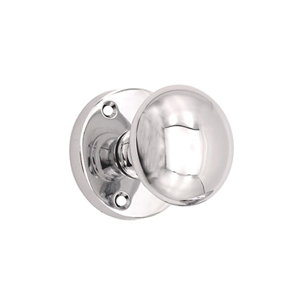 Spira Brass Door Furniture N/A / Polished Chrome / Mortice Knobs Spira Brass - Victorian Door Knob Polished Chrome
