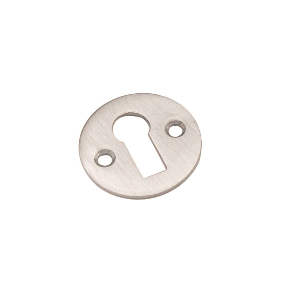 Spira Brass Door Furniture N/A / Satin Chrome / Mortice Key Profile Escutcheons Spira Brass - Victorian Key hole Satin Chrome
