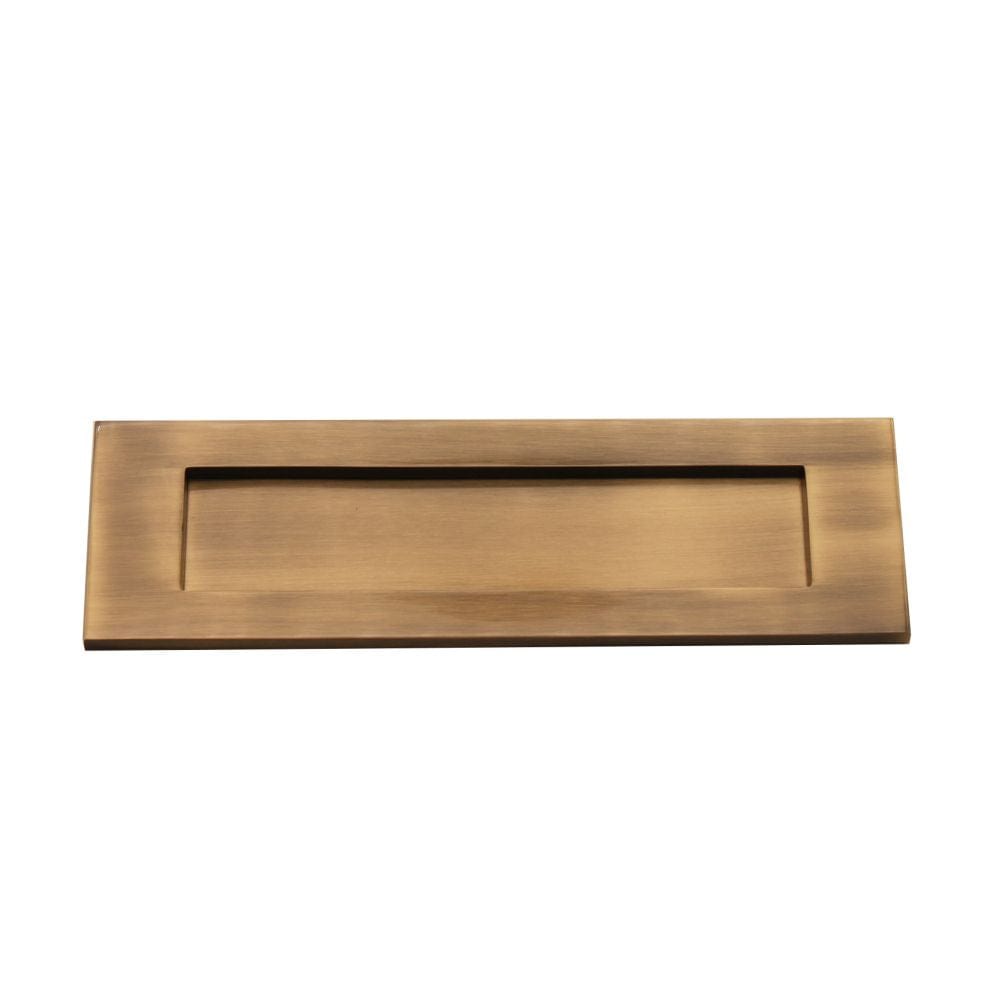 Spira Brass Door Furniture N/A / Antique Brass / Letter Plates Spira Brass - Victorian Letter Plate 250mm Antique Brass