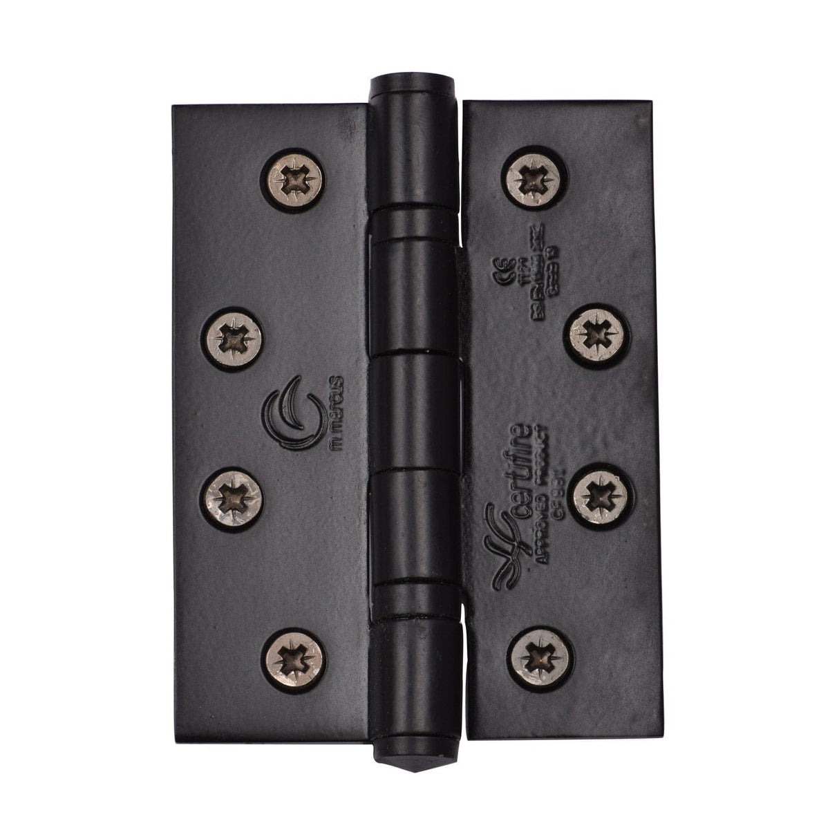 Steel Line Hinges Matt Black / Ball Bearing Hinges / 4" x (102mm) Stainless Steel Line Hinge SS 4 x 3 x 3 Matt Black finish