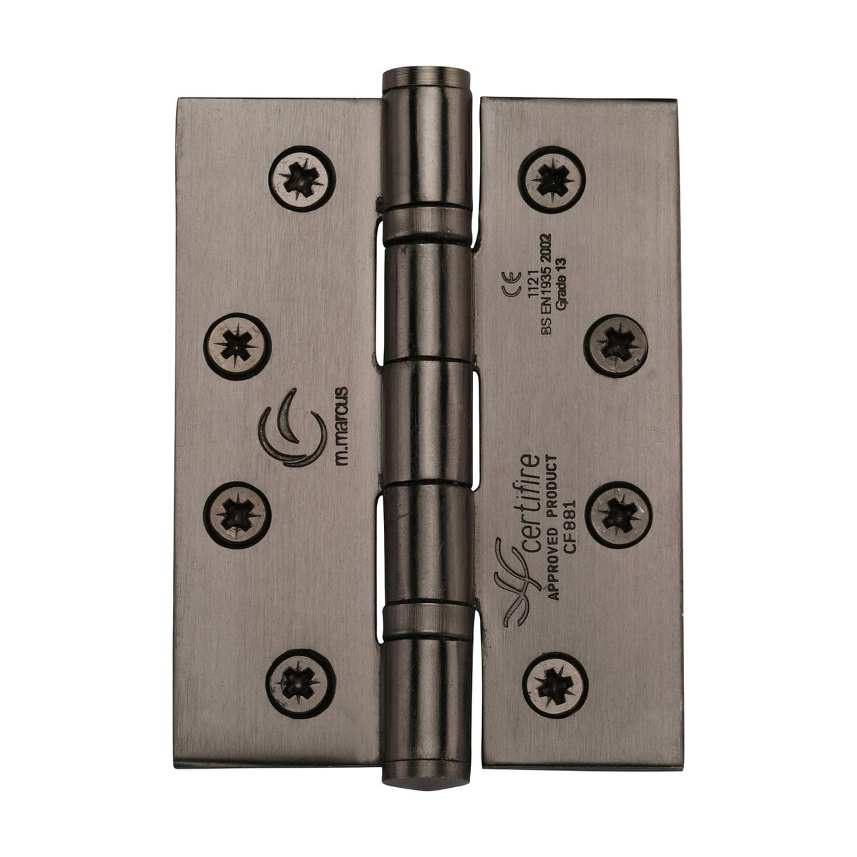 Steel Line Hinges Matt Bronze / Ball Bearing Hinges / 4" x (102mm) Stainless Steel Line Hinge Stainless Steel 4 x 3 x 3 Matt Bronze finish