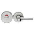 Steel Line Door Furniture Satin Stainless Steel / No / Easy Turn & Release Steel Line Disabled Turn & Release for Bathroom Doors Satin Chrome
