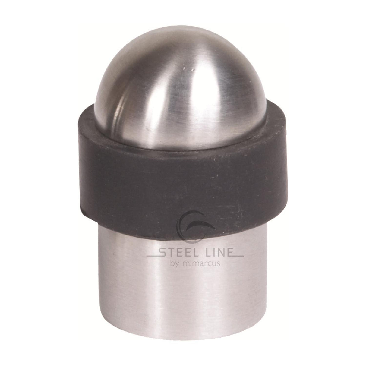 Steel Line Door Furniture Satin Stainless Steel / Floor Door Stop Steel Line Domed Door Stop Satin Stainless Steel finish
