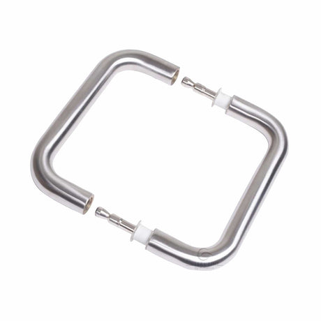 Steel Line Door Furniture Satin Stainless Steel / Back to Back Fixing Pack Steel Line Door Pull Handle Back to Back 150mm Satin Stainless Steel finish