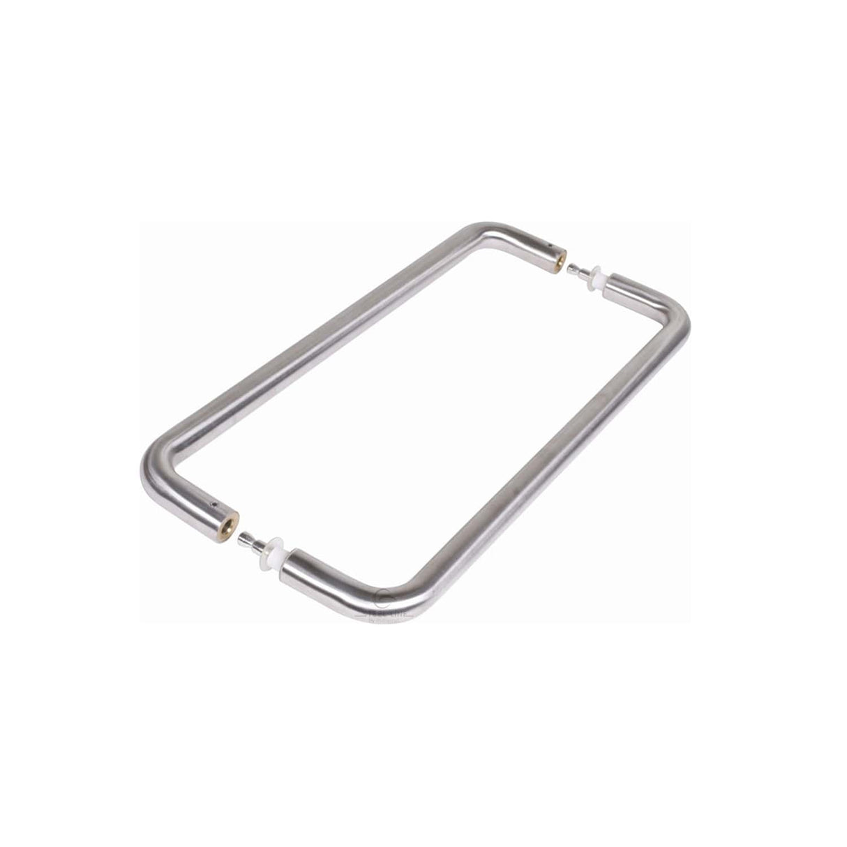 Steel Line Door Furniture Satin Stainless Steel / Back to Back Fixing Pack Steel Line Door Pull Handle Back to Back 425mm Satin Stainless Steel finish