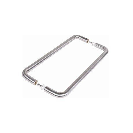 Steel Line Door Furniture Satin Stainless Steel / Back to Back Fixing Pack Steel Line Door Pull Handle Back to Back 425mm Satin Stainless Steel finish