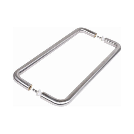 Steel Line Door Furniture Satin Stainless Steel / Back to Back Fixing Pack Steel Line Door Pull Handle Back to Back 600mm Satin Stainless Steel finish