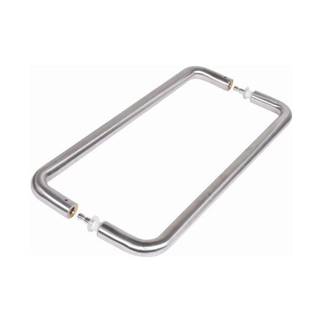 Steel Line Door Furniture Satin Stainless Steel / Back to Back Fixing Pack Steel Line Door Pull Handle Back to Back 600mm Satin Stainless Steel finish