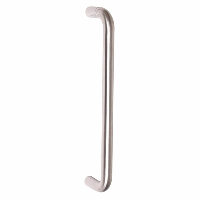 Steel Line Door Furniture Satin Stainless Steel / Pull Handles (Bolt Through) Steel Line Door Pull Handle Bolt Fix 425mm Satin Stainless Steel finish