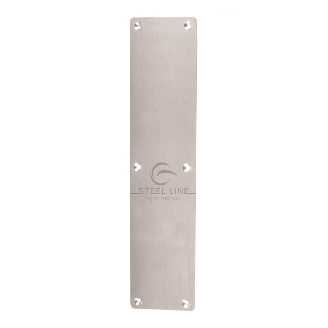 Steel Line Door Furniture Satin Stainless Steel / Finger Plates Steel Line Fingerplate Satin Stainless Steel finish