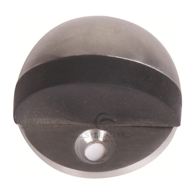 Steel Line Door Furniture Satin Stainless Steel / Floor Door Stop Steel Line Shielded Door Stop Satin Stainless Steel Finish