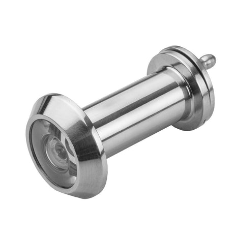 This is an image of a Eurospec - Door Viewer 180 degree with crystal lens - Bright Stainless Steel that is availble to order from Trade Door Handles in Kendal.