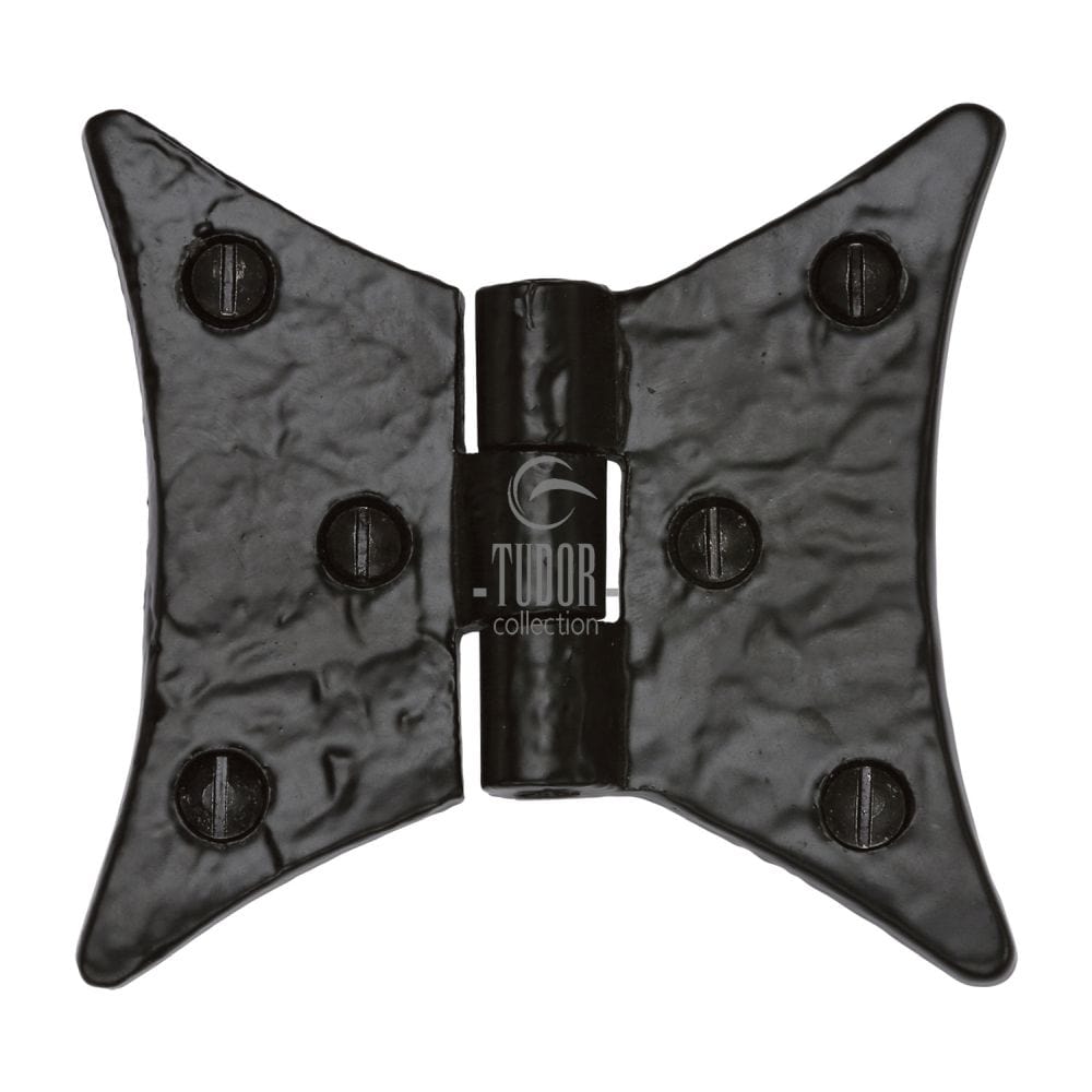 The Tudor Collection Hinges Antique Black / Butterfly Hinges / 4" x (102mm) The Tudor Collection - Butterfly Hinge Black Iron