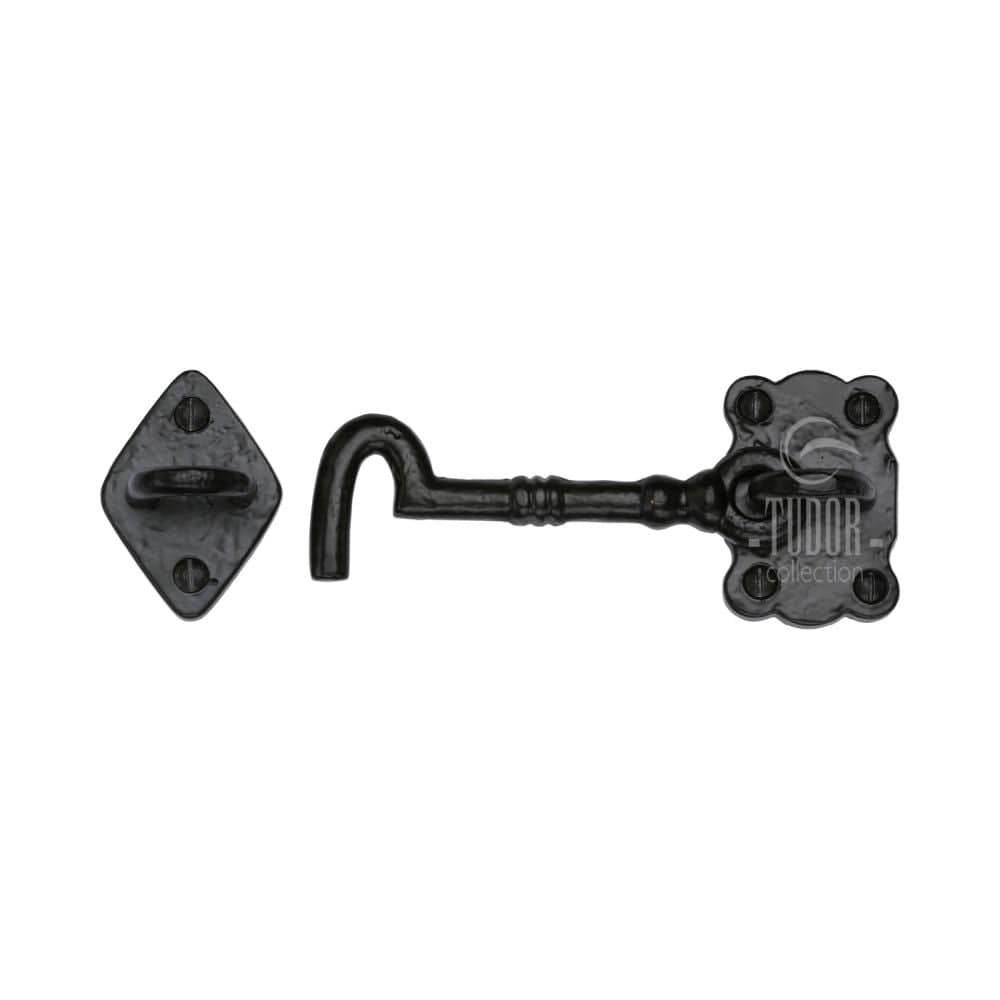 The Tudor Collection Accessories Antique Black / Cabin Hooks / 4" x (102mm) The Tudor Collection - Cabin Hook 4" Black Iron