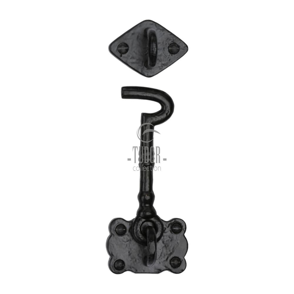 The Tudor Collection Accessories Antique Black / Cabin Hooks / 6" / 150mm The Tudor Collection - Cabin Hook 6" Black Iron