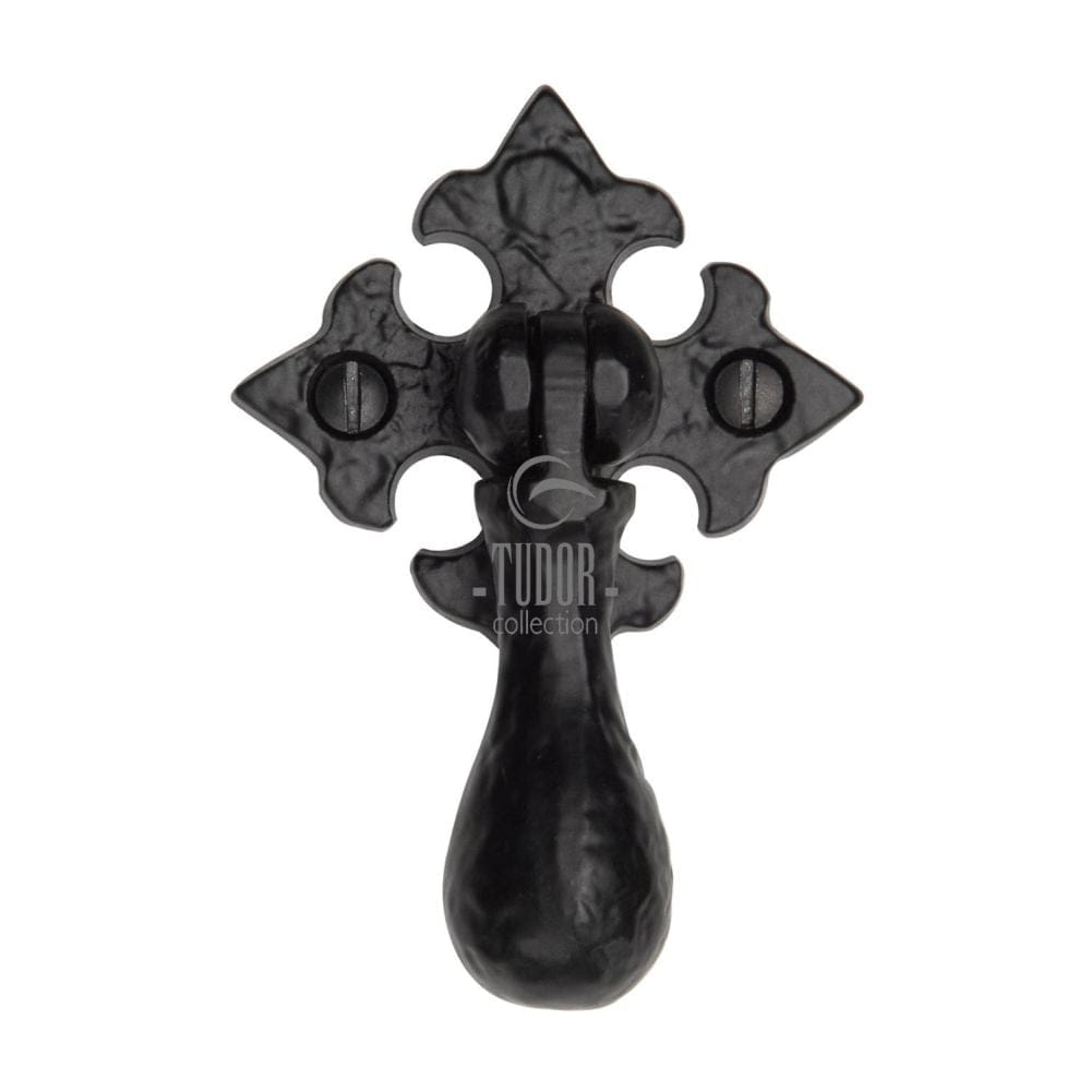 The Tudor Collection Cabinet Hardware Antique Black / Cabinet Drop Pulls The Tudor Collection - Cabinet Drop Pull Black Iron