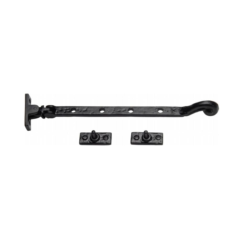 The Tudor Collection Window Furniture Antique Black / 10"/250mm The Tudor Collection - Casement Window Stay 10" Black Iron