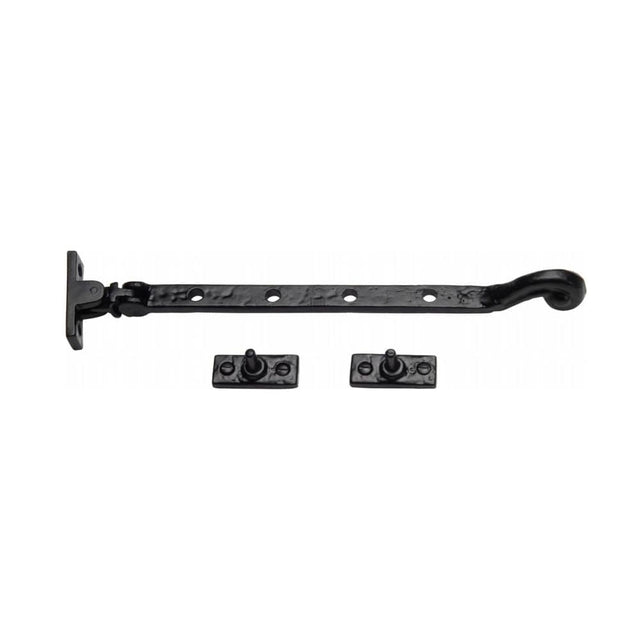 The Tudor Collection Window Furniture Antique Black / 10"/250mm The Tudor Collection - Casement Window Stay 10" Black Iron