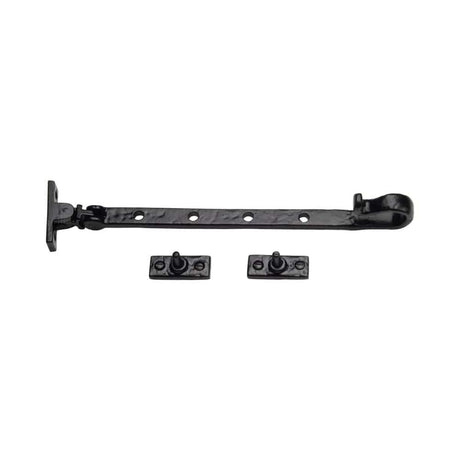 The Tudor Collection Window Furniture Antique Black / 10"/250mm The Tudor Collection - Casement Window Stay Shepherd's Crook Pattern 10" Black