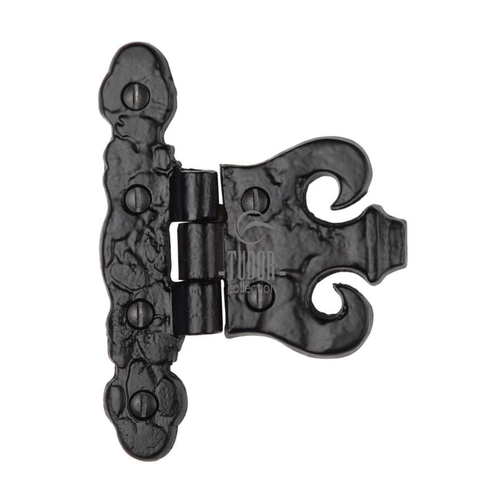 The Tudor Collection Hinges Antique Black / Tee Hinges / 3" (76mm) The Tudor Collection - Coronet Hinge Black Iron