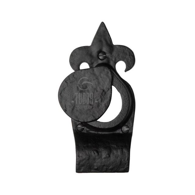 The Tudor Collection Door Furniture Antique Black / Rim Profile Cylinder Pulls The Tudor Collection - Cylinder Pull with cover Black Iron