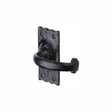 The Tudor Collection Door Furniture Antique Black / Latch Handles The Tudor Collection - Door Handle Lever Latch Colonial Design Black Iron