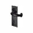 The Tudor Collection Door Furniture Antique Black / Latch Handles The Tudor Collection - Door Handle Lever Latch Colonial Design Black Iron