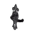The Tudor Collection Door Furniture Antique Black / Std. Lock Handles The Tudor Collection - Door Handle Lever Lock Wroxeter Design Black Iron