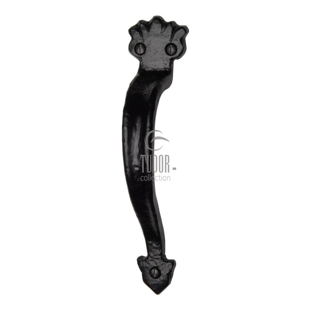 The Tudor Collection Door Furniture Antique Black / Pull Handles (Face Fix) The Tudor Collection - Door Pull Handle 7" Black Iron
