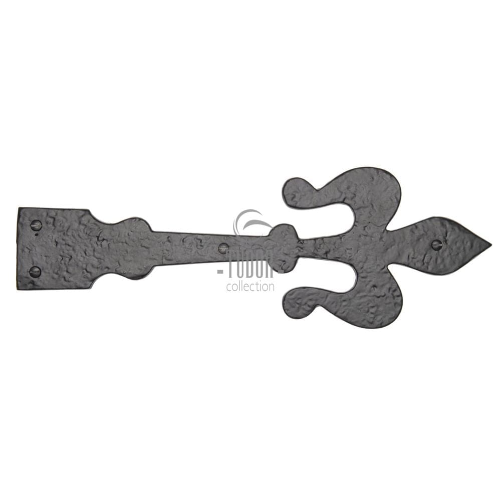 The Tudor Collection Hinges Antique Black / Dummy Hinges / 4" x (102mm) The Tudor Collection - Dummy Strap Hinge 15 3/4" Black Iron