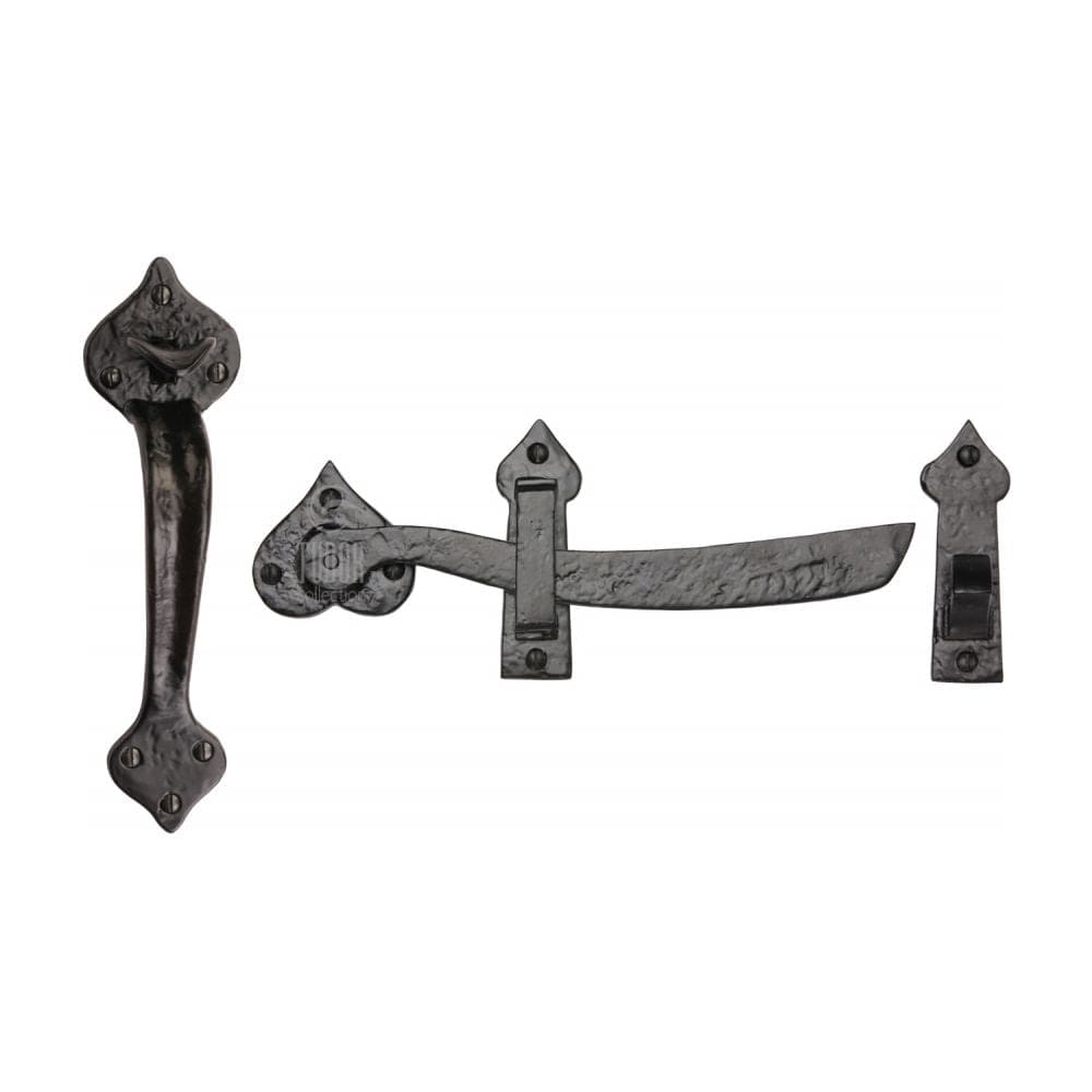 The Tudor Collection Door Furniture Antique Black / Thumb Latch The Tudor Collection - Gate Latch Black Iron