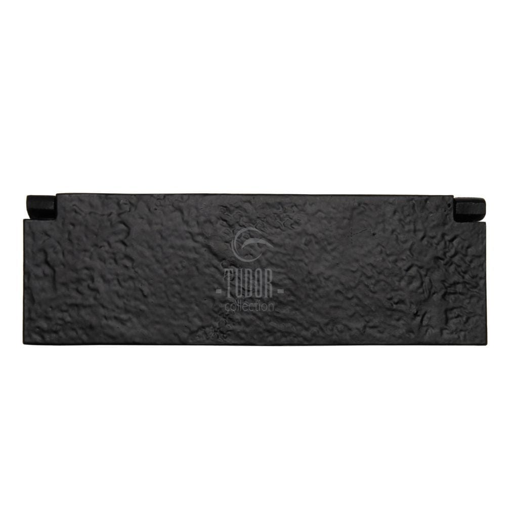The Tudor Collection Door Furniture Antique Black / Interior Letter Flap / 256 x 84mm The Tudor Collection - Interior Letterflap Black Iron