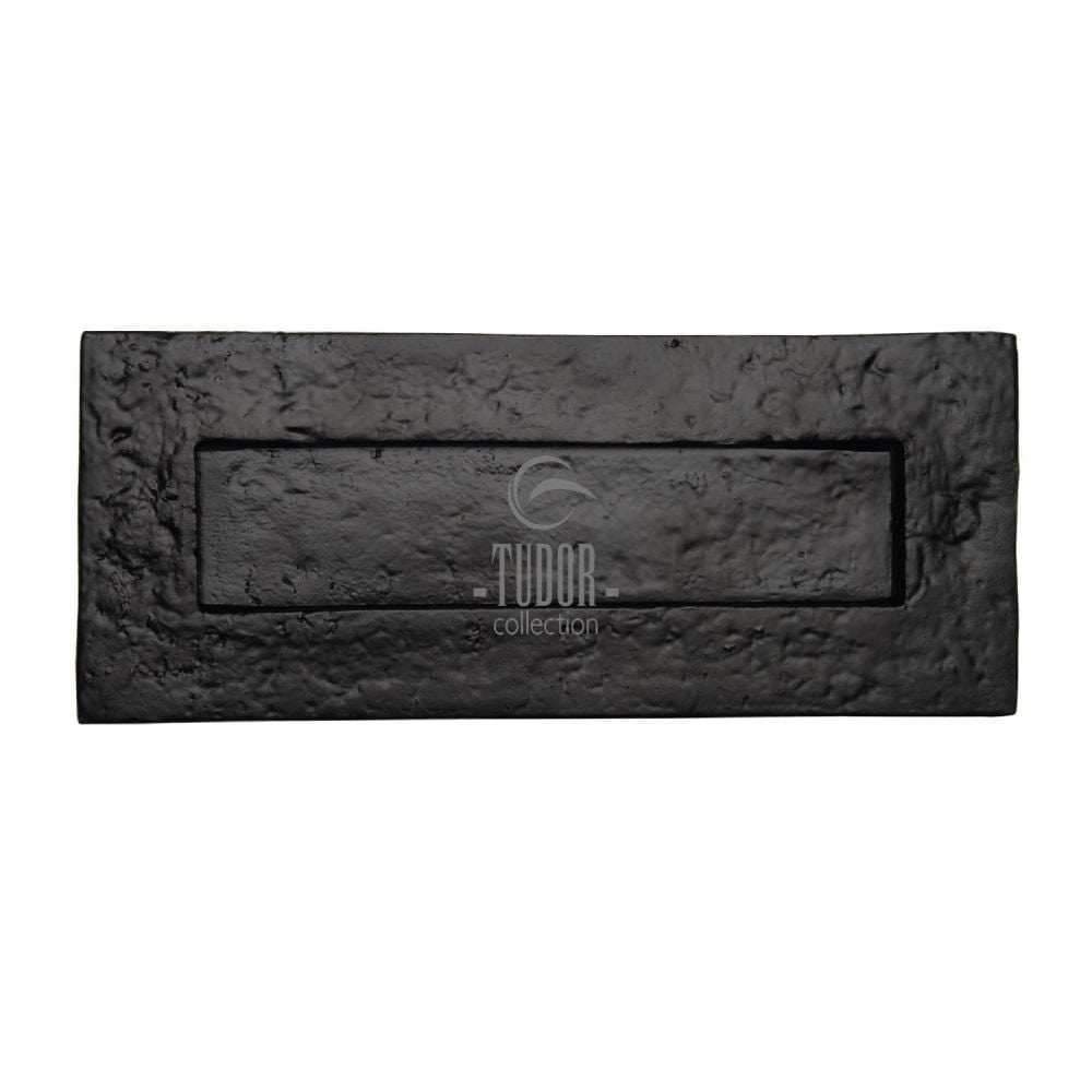 The Tudor Collection Door Furniture Antique Black / Letter Plates / 262 x 108mm The Tudor Collection - Letterplate 10 1/2" Black Iron