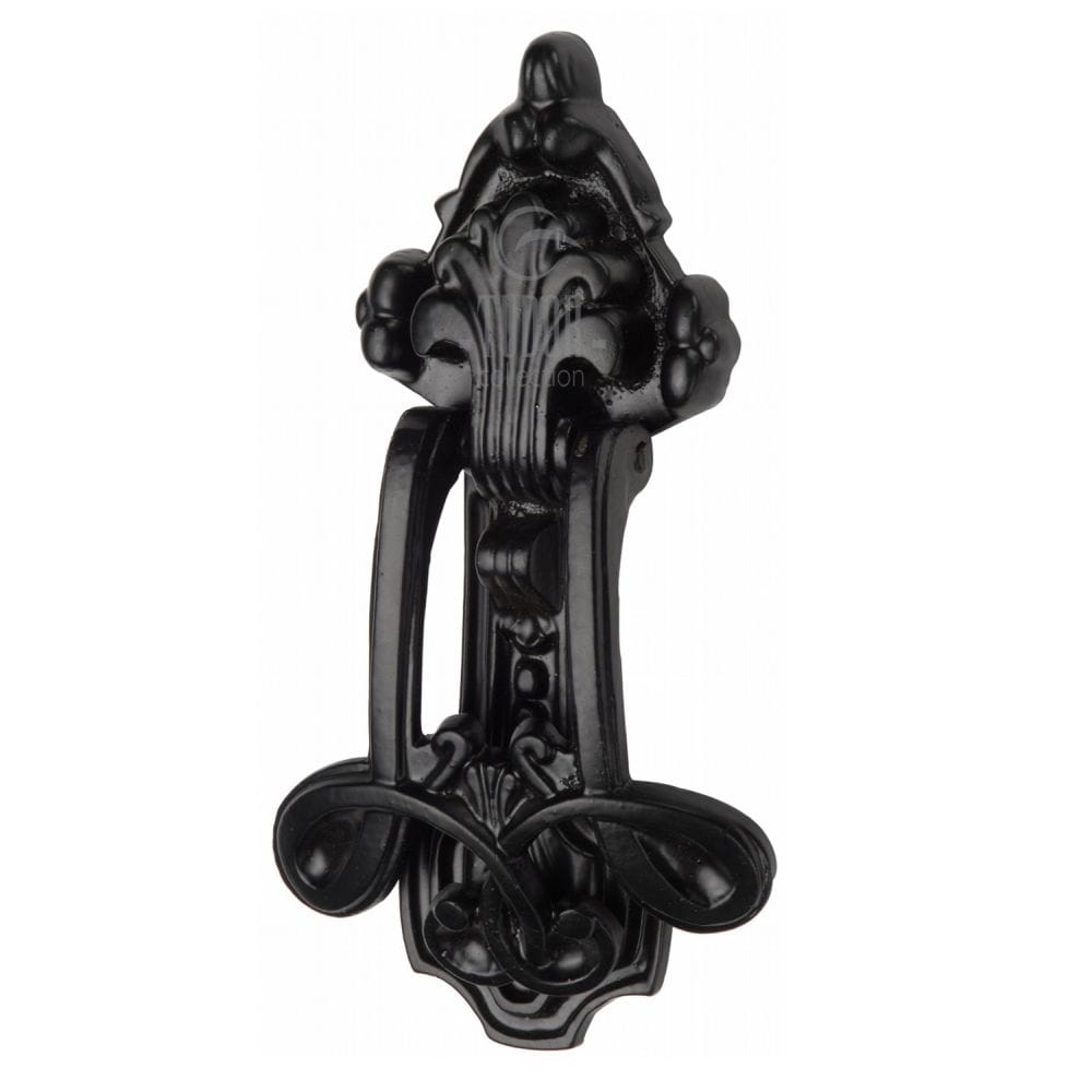 The Tudor Collection Door Furniture Antique Black The Tudor Collection - Ornate Knocker Black Iron