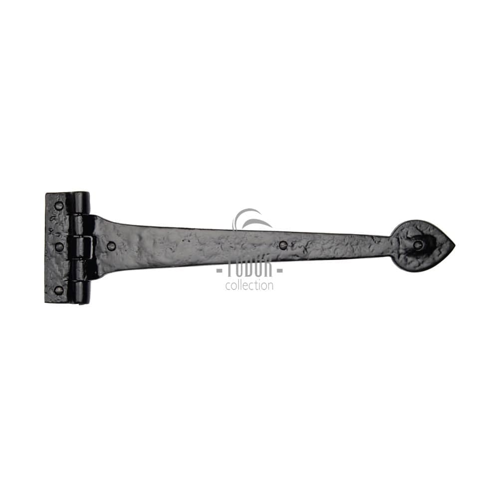 The Tudor Collection Hinges Antique Black / Tee Hinges / 15" (381mm) The Tudor Collection - Strap Hinge 15" Black Iron