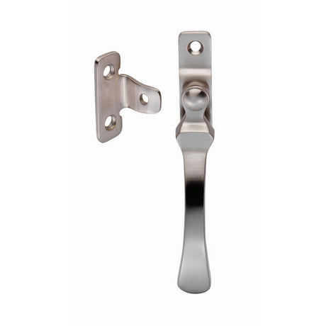 This is an image of a Carlisle Brass - Casement Fastener - Satin Nickel that is availble to order from Trade Door Handles in Kendal.