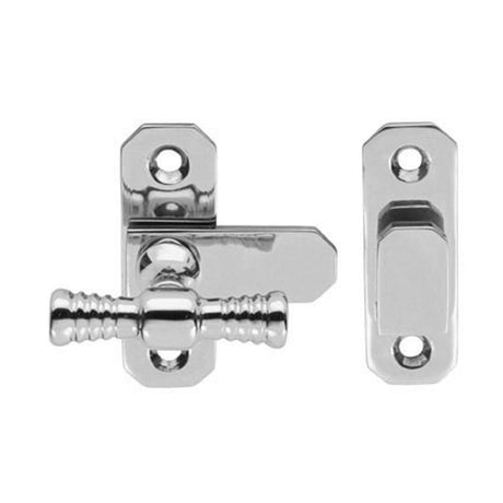 This is an image of a Carlisle Brass - T-Handle Fastener - Polished Chrome that is availble to order from Trade Door Handles in Kendal.