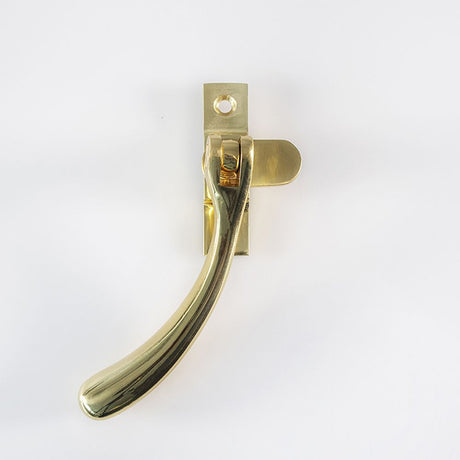 This is an image of a Carlisle Brass - Bulb End Casement Fastener - Polished Brass that is availble to order from Trade Door Handles in Kendal.