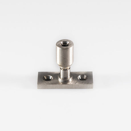 This is an image of a Carlisle Brass - Locking Casement Stay Pin - Satin Nickel that is availble to order from Trade Door Handles in Kendal.